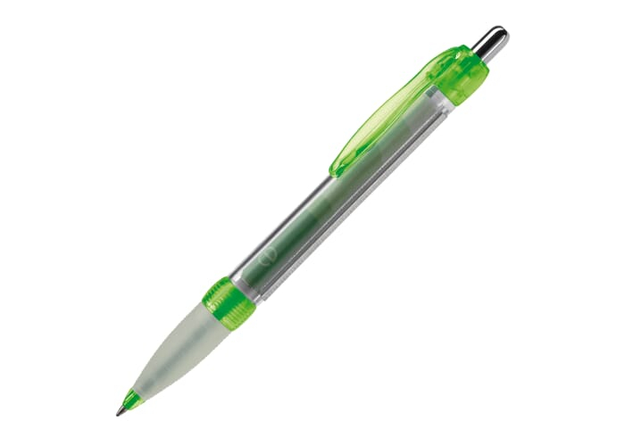 Stylo publicitaire bannière transparent Transparent vert